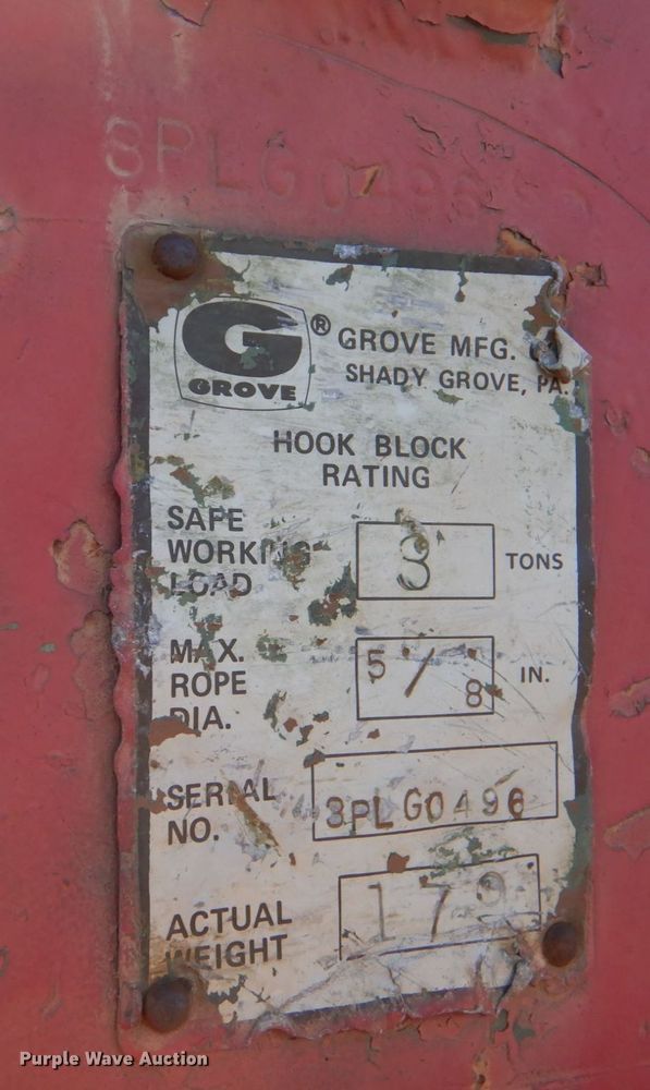 image for item LS9938 1980 Grove RT-48MC  crane