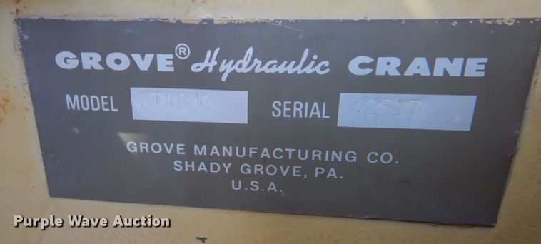 image for item LS9938 1980 Grove RT-48MC  crane