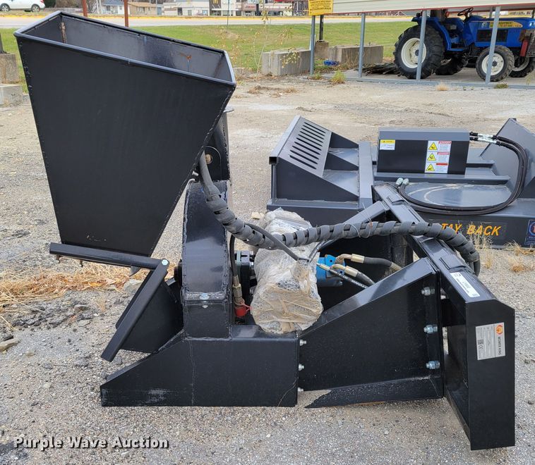 image for item LY9800 2021 Mower King SSBX42S  skid steer wood chipper