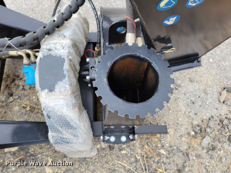 image for item LY9800 2021 Mower King SSBX42S  skid steer wood chipper