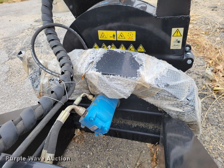 image for item LY9800 2021 Mower King SSBX42S  skid steer wood chipper