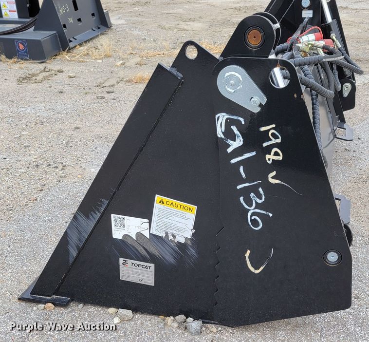 image for item LY9801 2021 Top Cat 41N1BCT  74"W four-in-one skid steer bucket