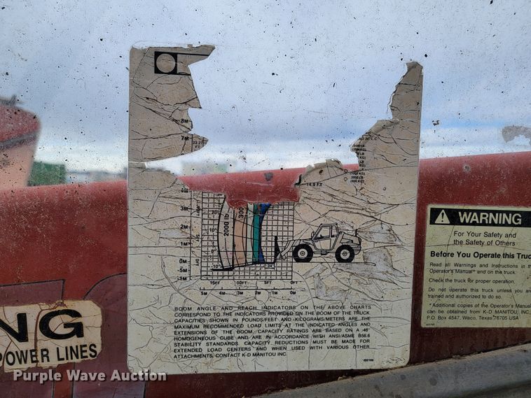 image for item ME9569 1994 Manitou MLT725  telehandler