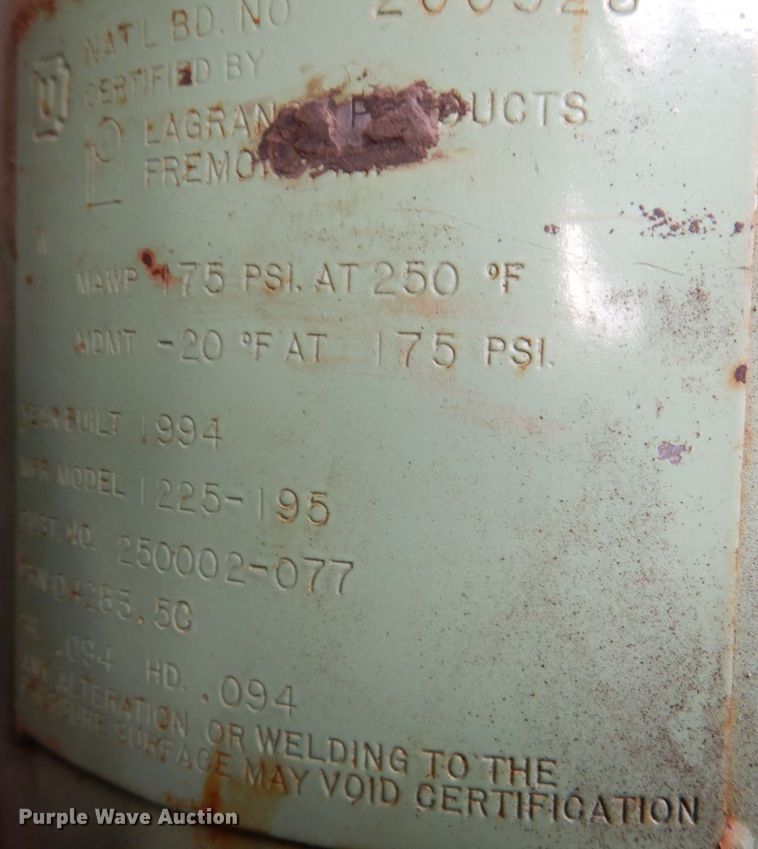 image for item MJ9852 Sullair 185DPQJD  air compressor