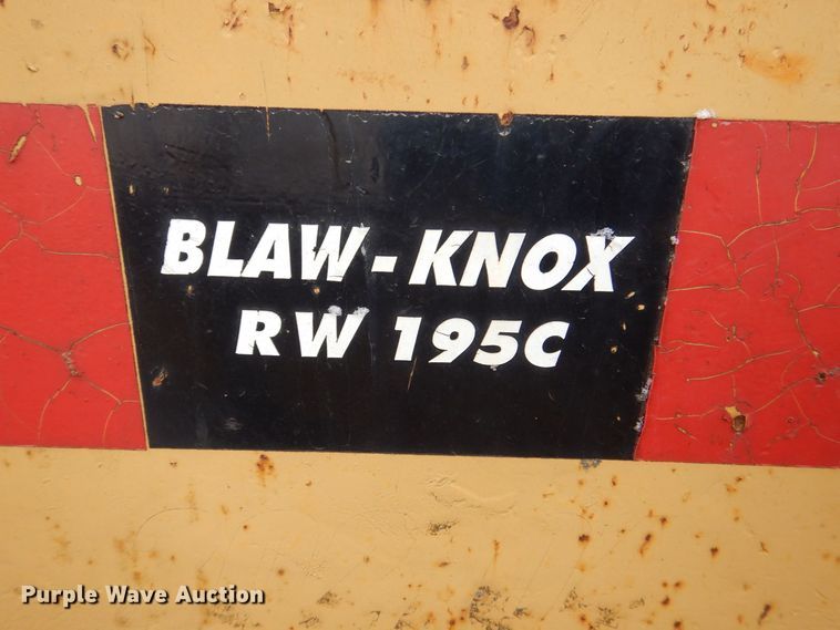 image for item MJ9854 Blaw-Knox RW195C  road widener