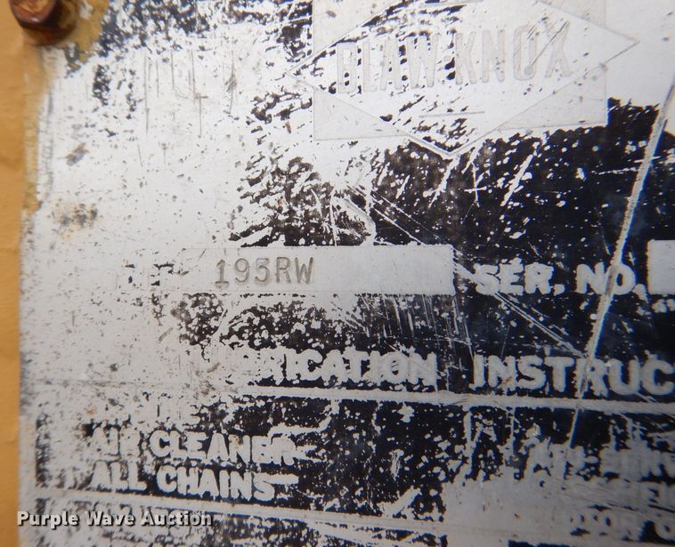 image for item MJ9854 Blaw-Knox RW195C  road widener