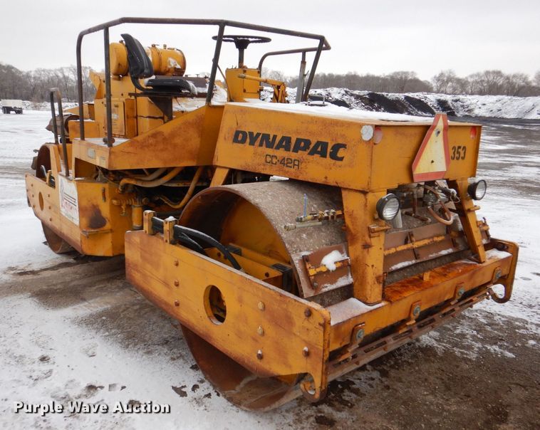 image for item MJ9855 1979 Dynapac CC-42A  double drum vibratory roller