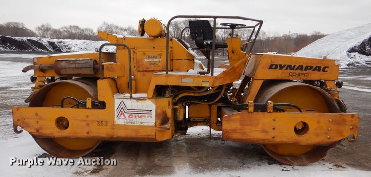 image for item MJ9855 1979 Dynapac CC-42A  double drum vibratory roller