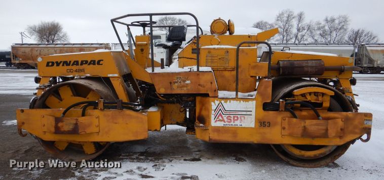 image for item MJ9855 1979 Dynapac CC-42A  double drum vibratory roller