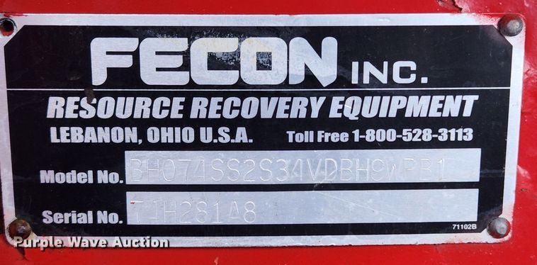 image for item MK9526 Fecon BH074SS  skid steer mulcher