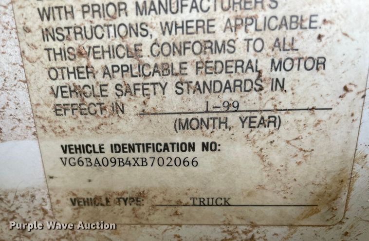 image for item MR9508 1999 Mack  dump flatbed truck