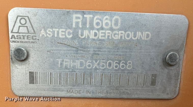 image for item MS9021 2006 Astec RT660  trencher