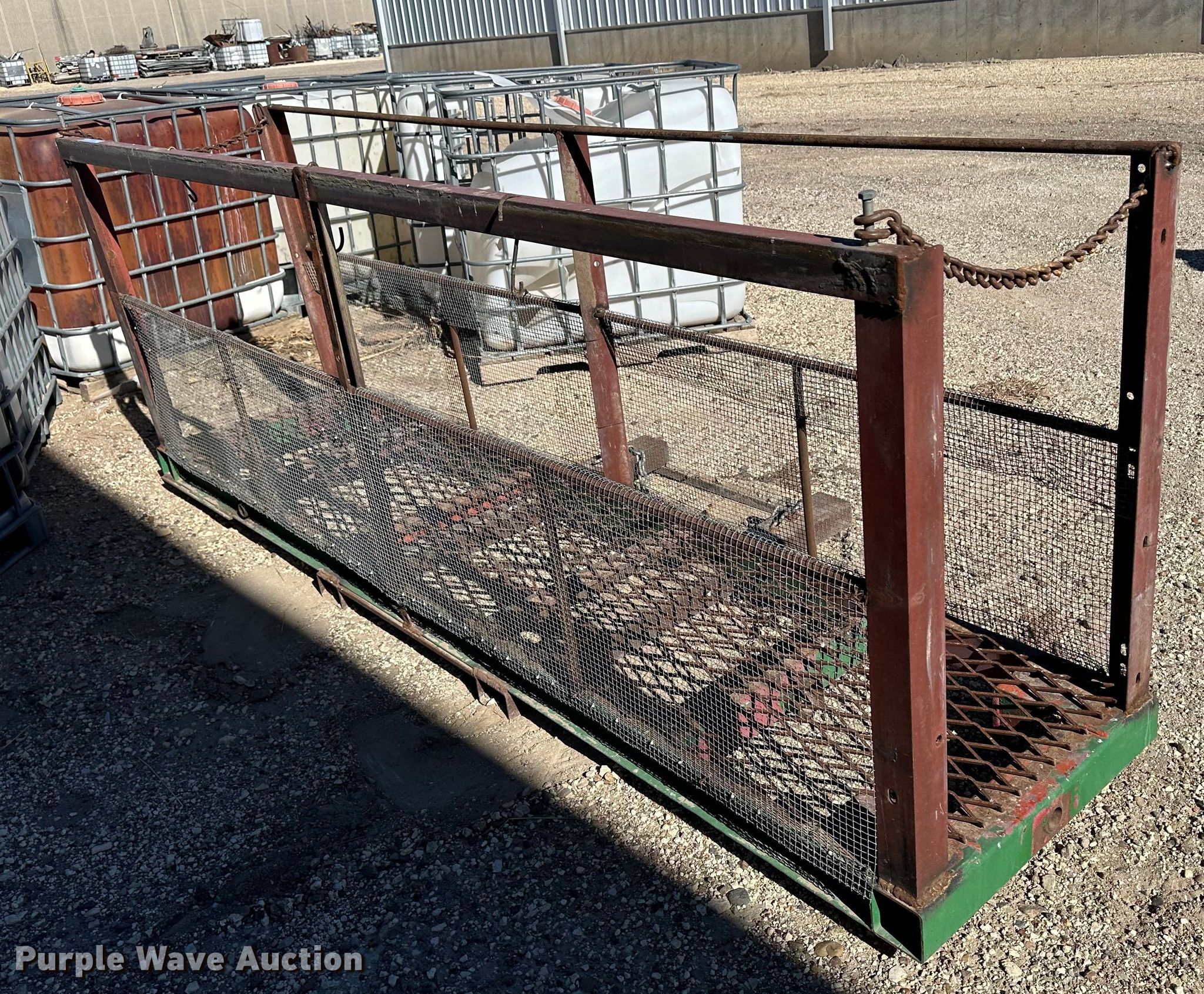 Shop built man basket in Quinter, KS Item JD9136 sold Purple Wave