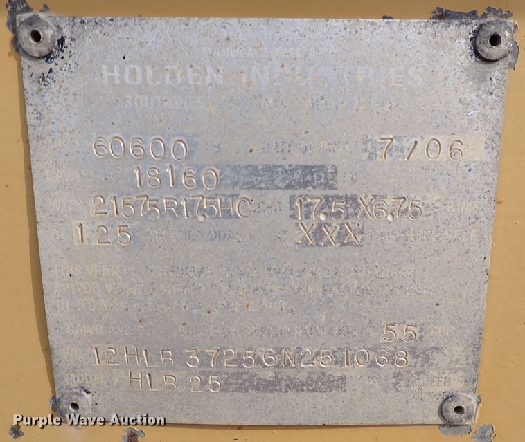 image for item DK0991 2006 Holden  equipment trailer