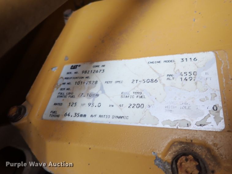 image for item DK0995 1996 Caterpillar IT28F  wheel loader