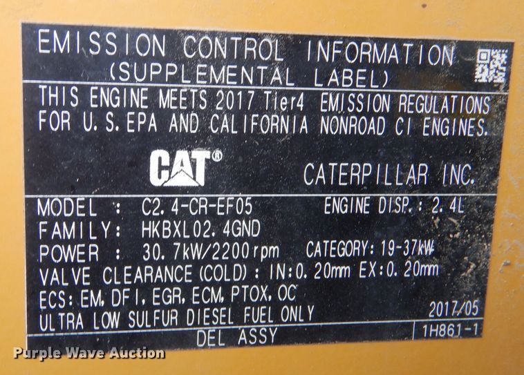 image for item DK0998 2017 Caterpillar 903C2  wheel loader