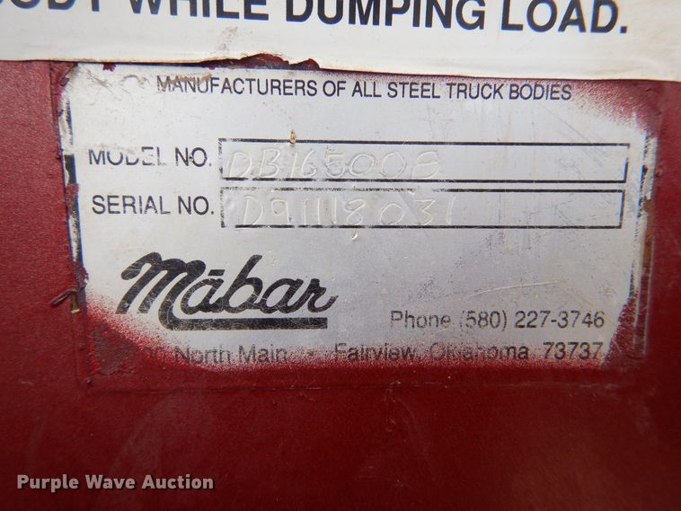 image for item DK1001 2005 Freightliner Century Class ST  dump truck