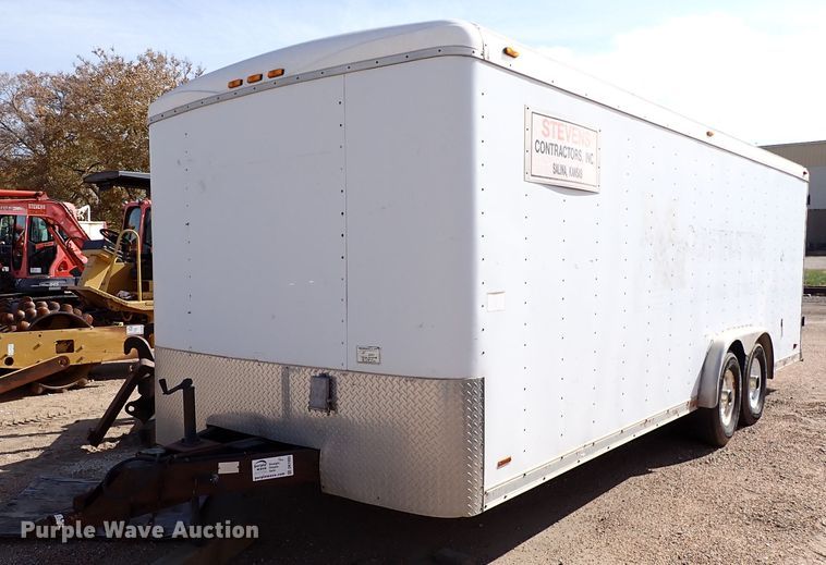 image for item DK1005 1997 US Cargo  enclosed cargo trailer