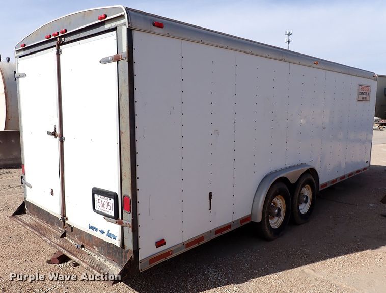 image for item DK1005 1997 US Cargo  enclosed cargo trailer