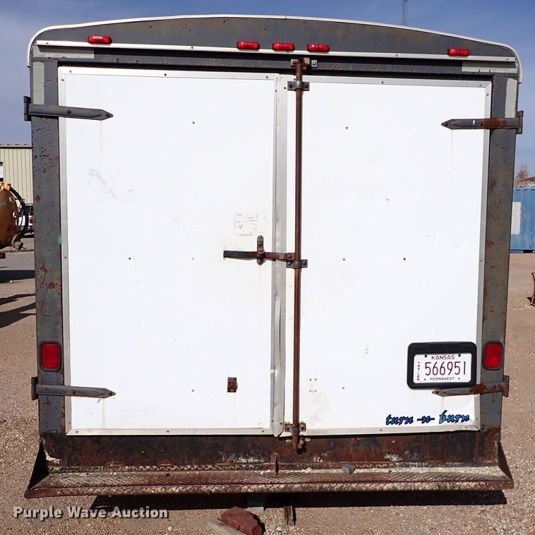 image for item DK1005 1997 US Cargo  enclosed cargo trailer