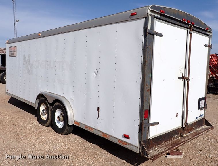 image for item DK1005 1997 US Cargo  enclosed cargo trailer