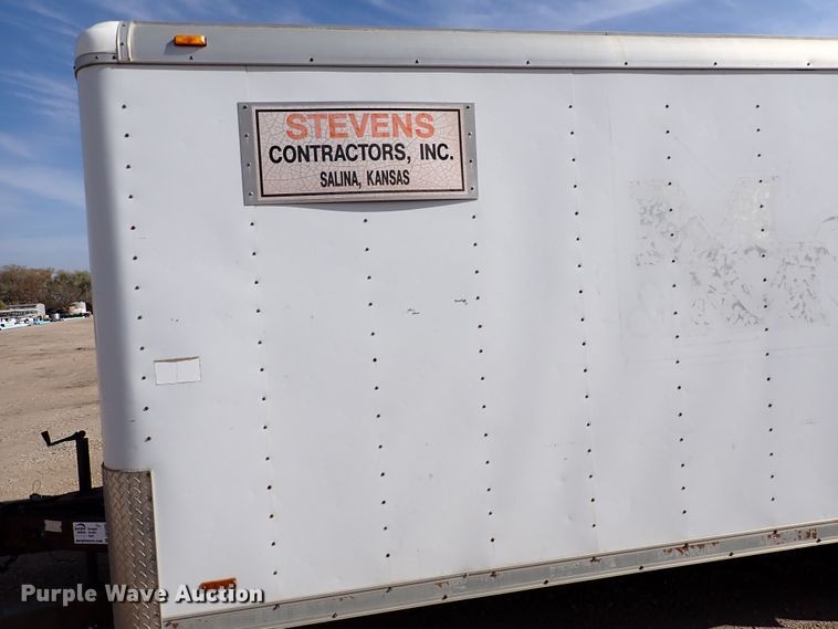 image for item DK1005 1997 US Cargo  enclosed cargo trailer