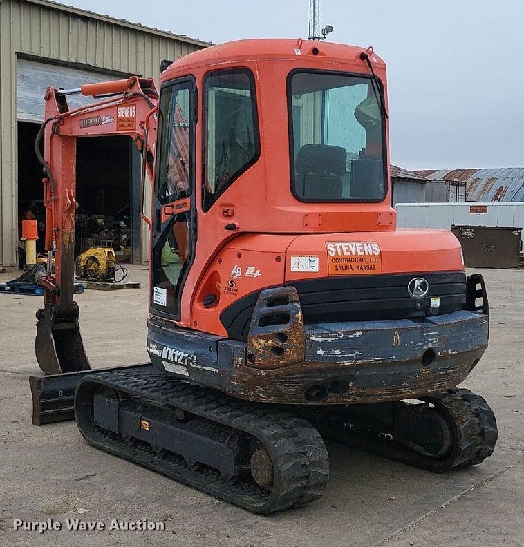 image for item DK1007 2008 Kubota KX121-3ST  mini excavator