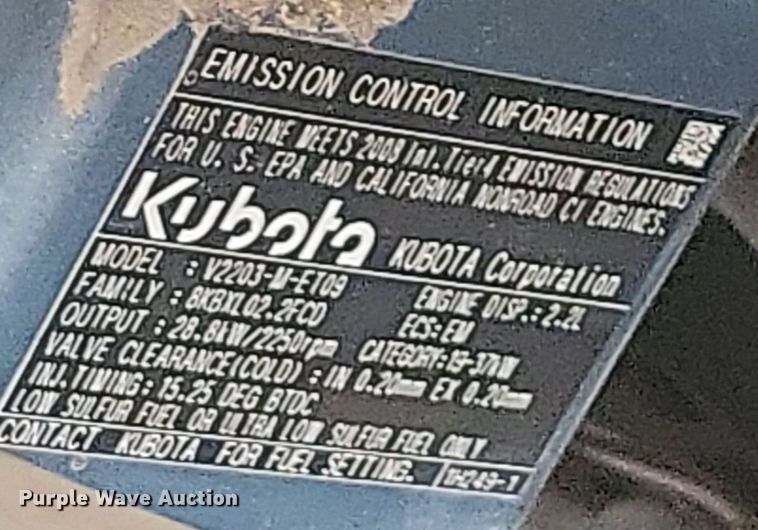 image for item DK1008 2009 Kubota U45-3ST  mini excavator