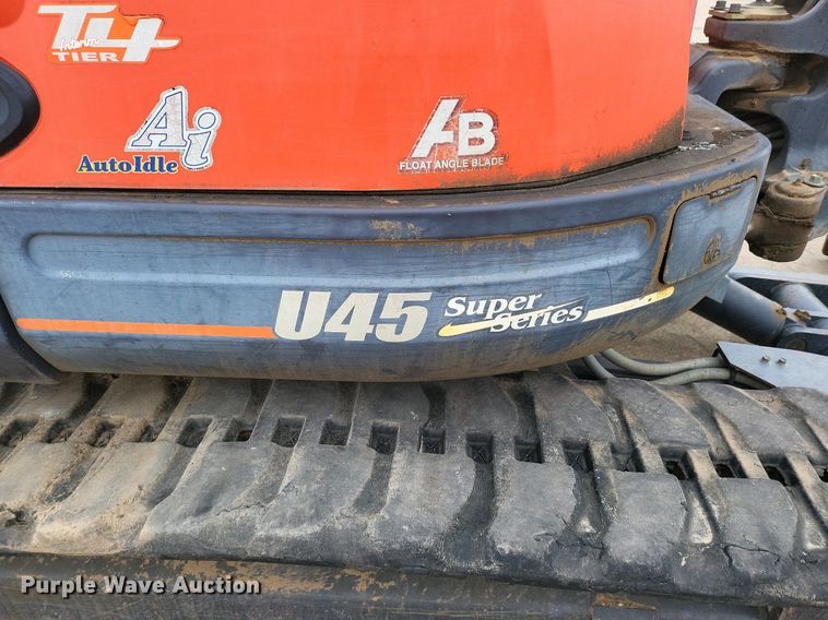 image for item DK1008 2009 Kubota U45-3ST  mini excavator