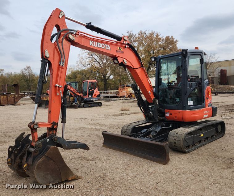 image for item DK1009 2017 Kubota KX057-4  mini excavator