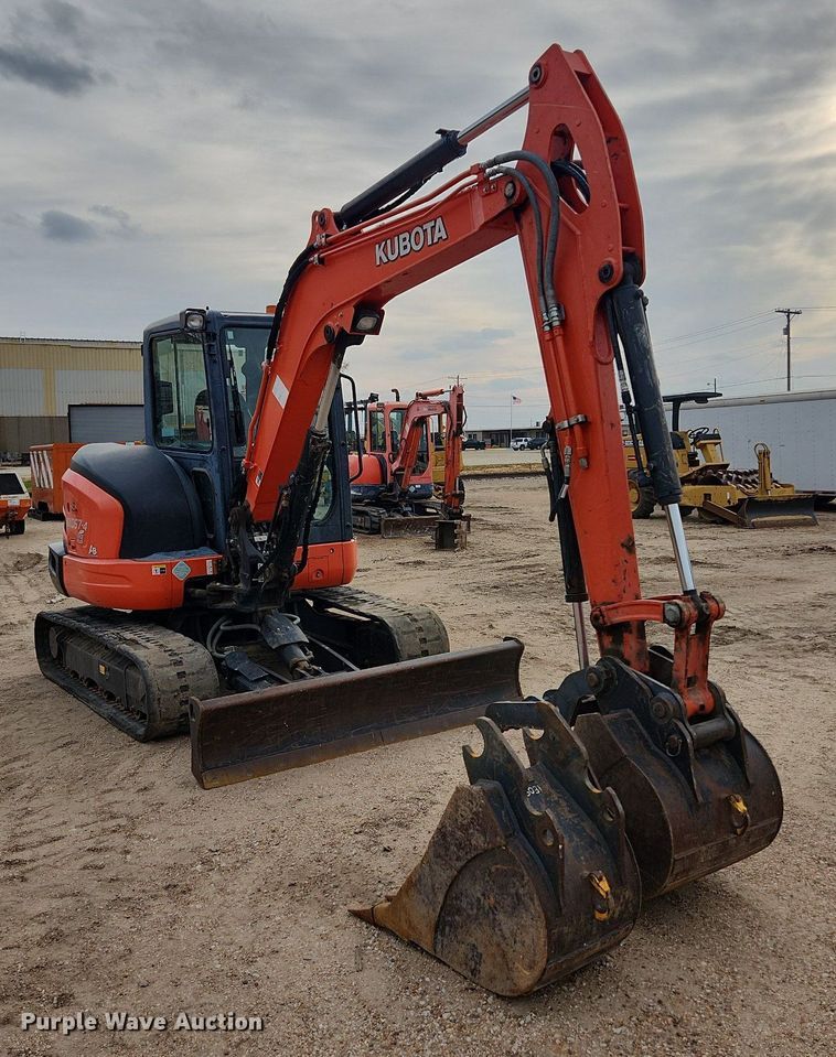 image for item DK1009 2017 Kubota KX057-4  mini excavator