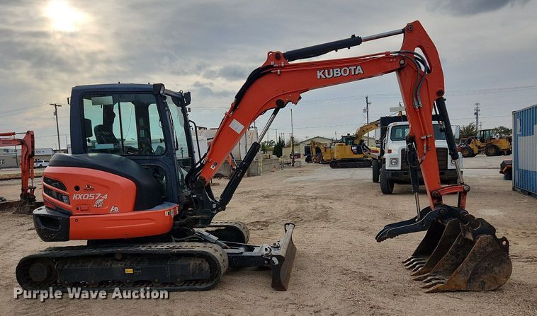 image for item DK1009 2017 Kubota KX057-4  mini excavator