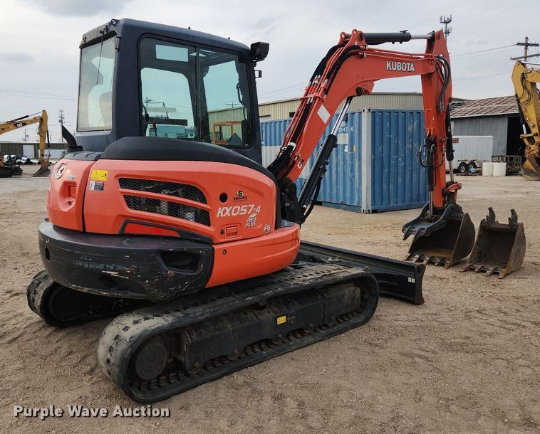 image for item DK1009 2017 Kubota KX057-4  mini excavator