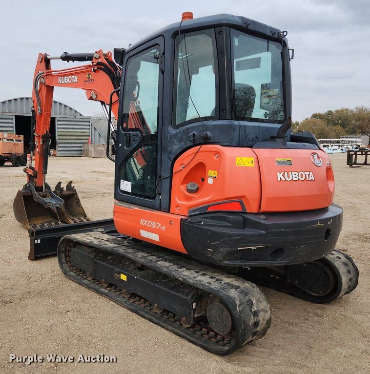image for item DK1009 2017 Kubota KX057-4  mini excavator