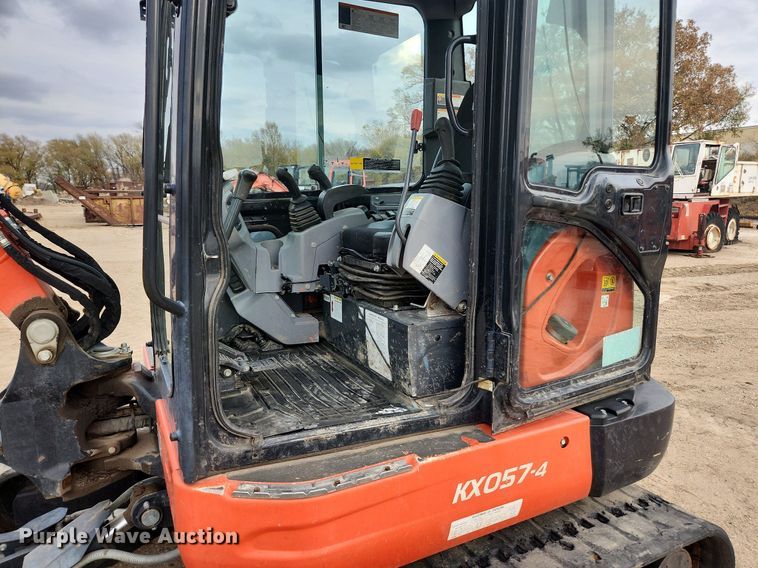 image for item DK1009 2017 Kubota KX057-4  mini excavator