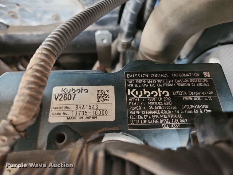 image for item DK1009 2017 Kubota KX057-4  mini excavator