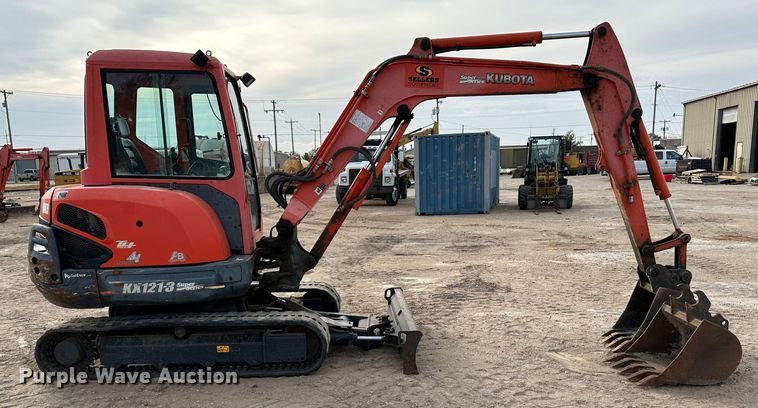 image for item DK1010 2008 Kubota KX121-3  mini excavator