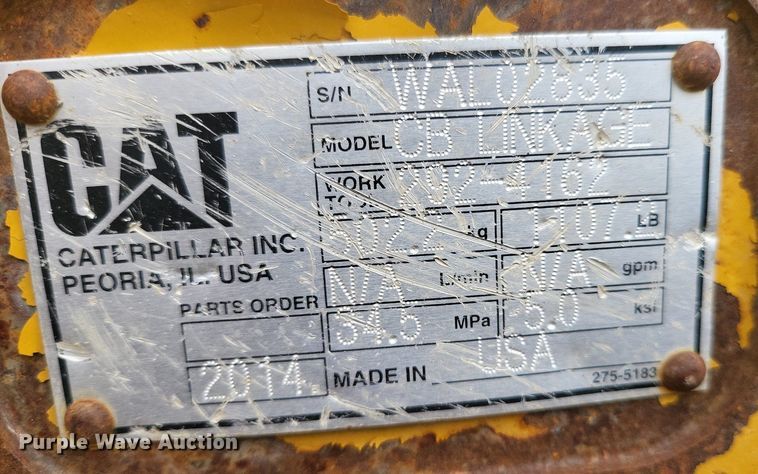 image for item DK1011 2015 Caterpillar 329F L  excavator