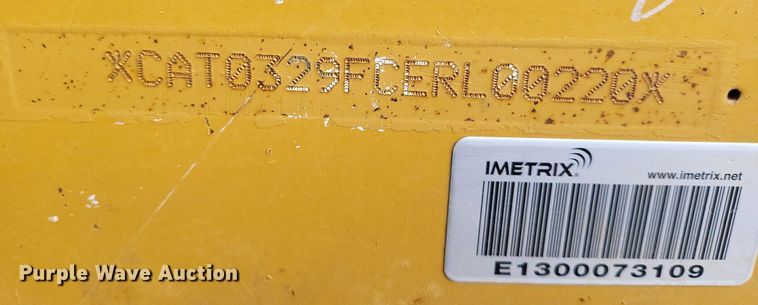 image for item DK1011 2015 Caterpillar 329F L  excavator