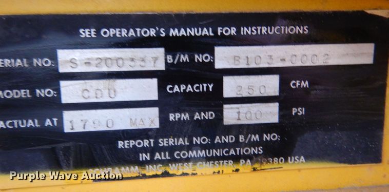 image for item DK1015 Schramm E-Z Drill S-250  pneumatractor