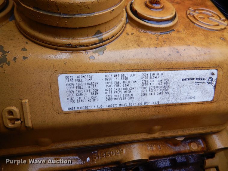 image for item DK1017 1989 Vermeer CC-135  rock saw