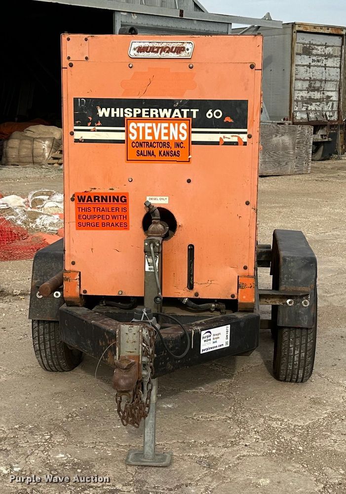 image for item DK1077 Multiquip Whisperwatt 60  generator