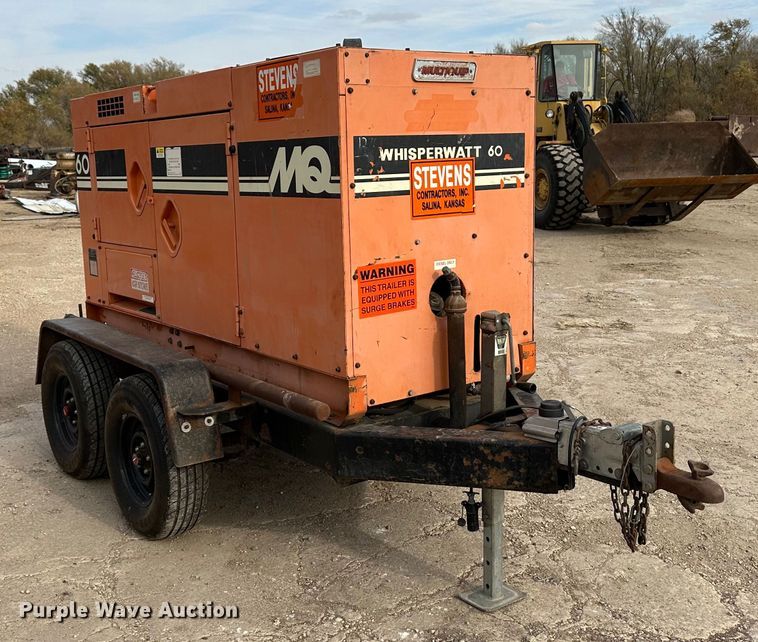 image for item DK1077 Multiquip Whisperwatt 60  generator