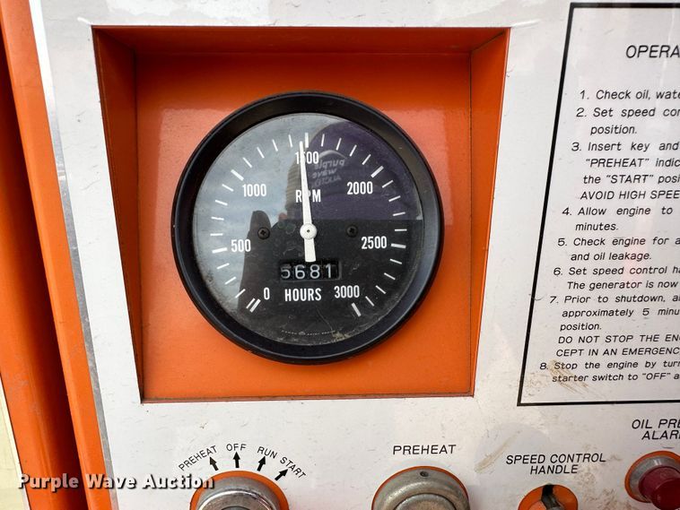 image for item DK1077 Multiquip Whisperwatt 60  generator