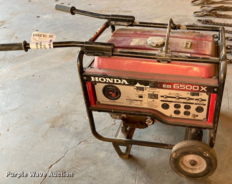 image for item DL2251 Honda EB6500X  generator