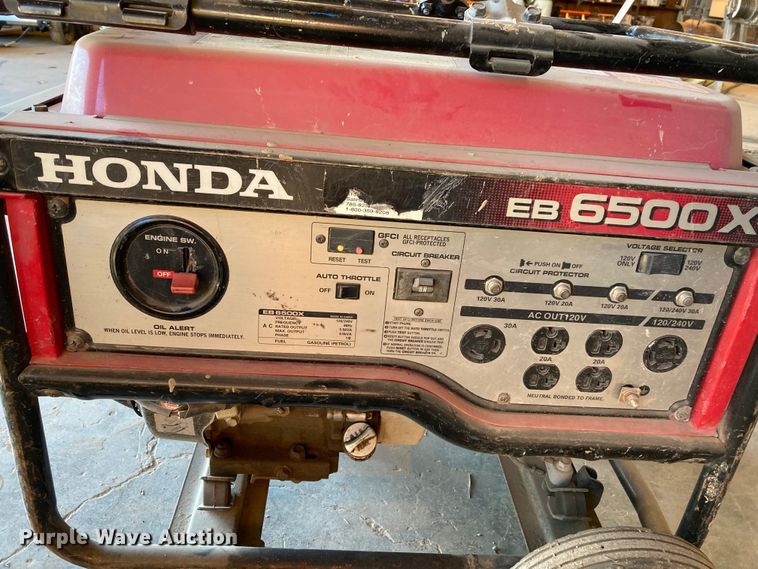 image for item DL2251 Honda EB6500X  generator