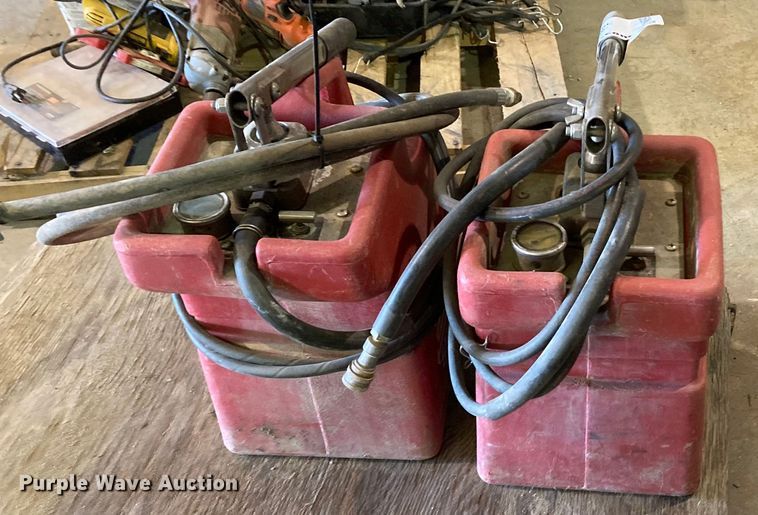 image for item DN6993 (2) Speed Shore hydraulic shoring pumps