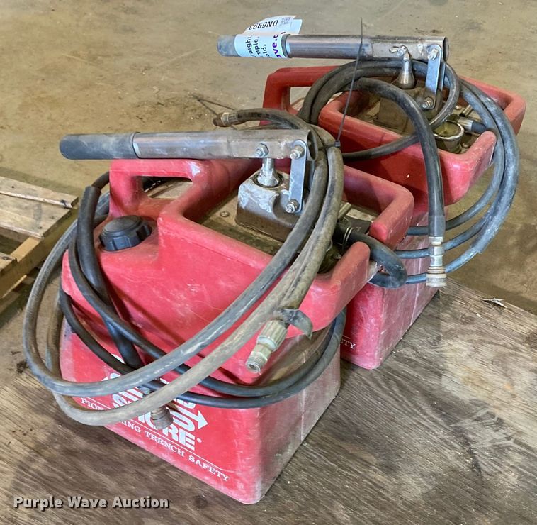 image for item DN6993 (2) Speed Shore hydraulic shoring pumps