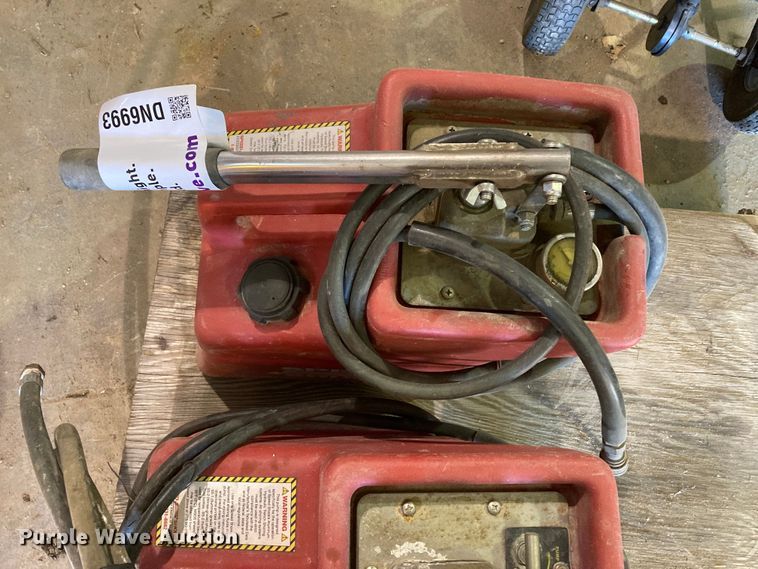 image for item DN6993 (2) Speed Shore hydraulic shoring pumps