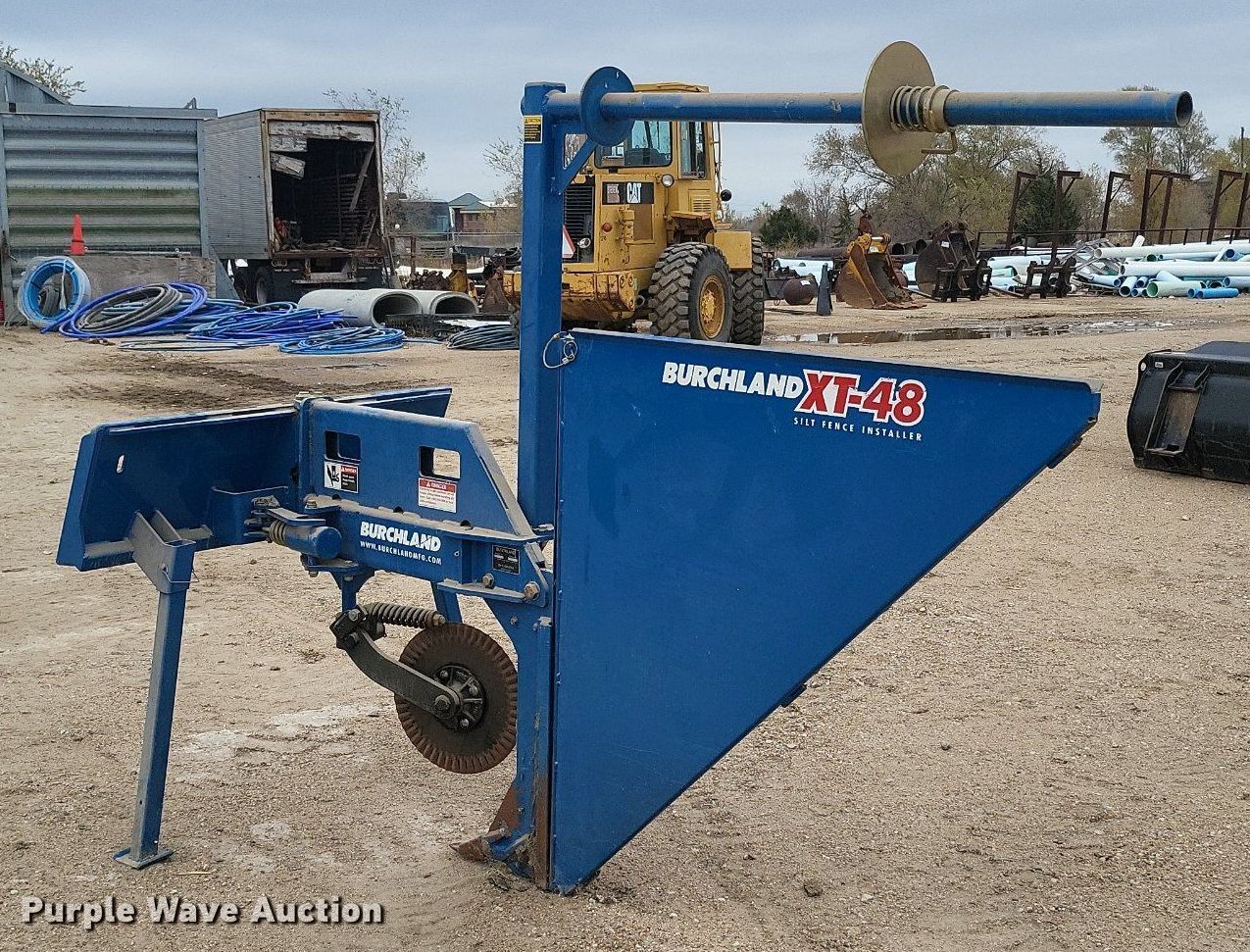 Burchland SFI48 skid steer silt fence installer in Salina, KS Item